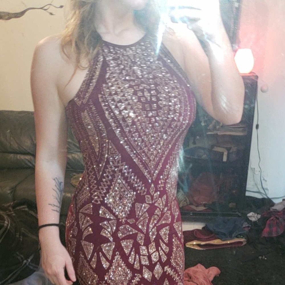 Red prom dress